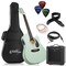 Ashthorpe Full-Size Thinline Cutaway Acoustic Electric Guitar Package with 10 Watt Amp